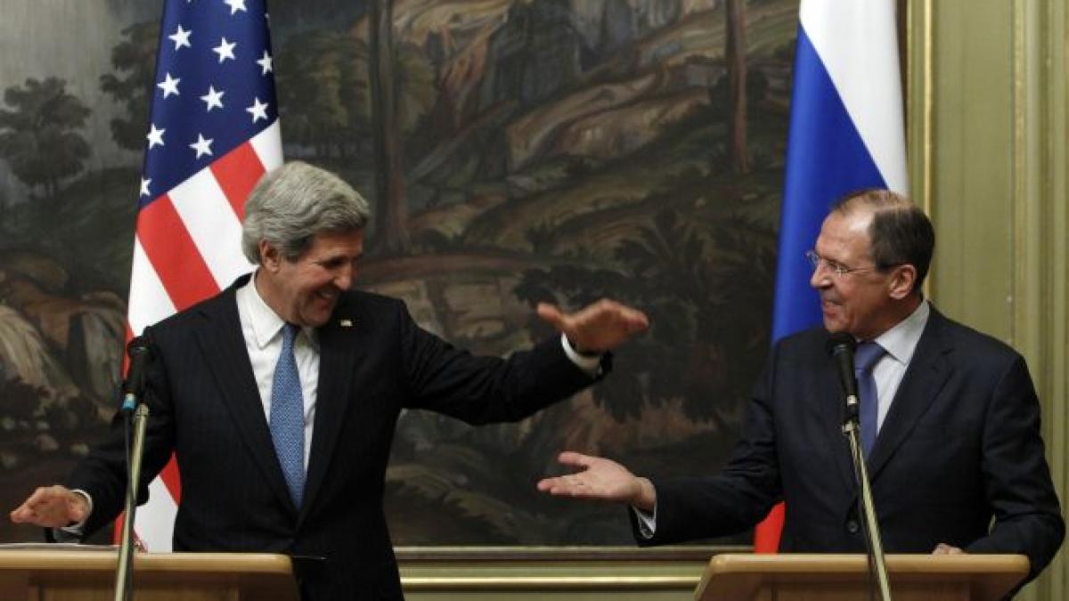 kerry si lavrov au batut palma pentru un pact de incetare a focului in siria