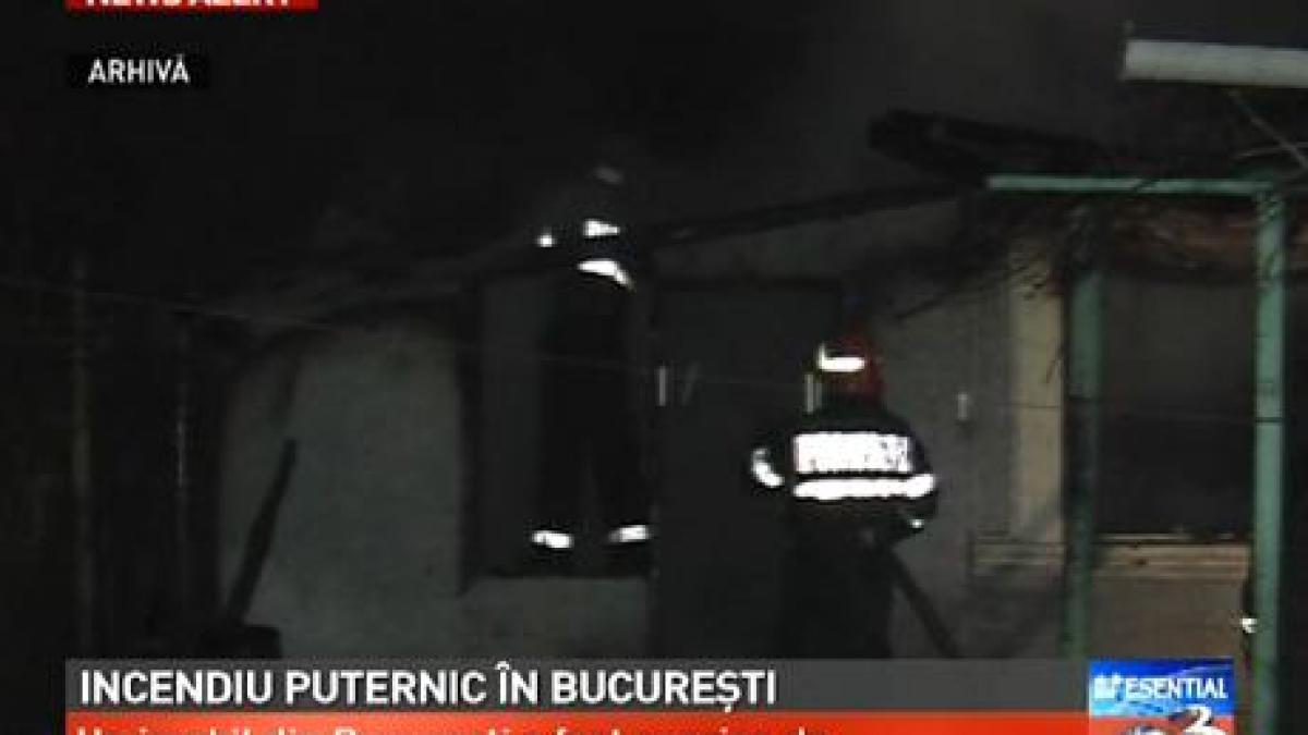 incendiu intr o cladire din bucuresti o batrana de 60 de ani si a pierdut viata