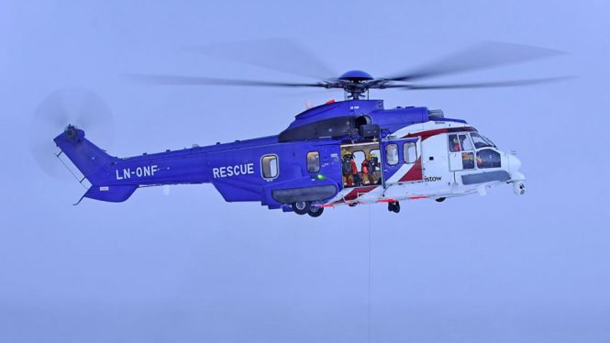 un elicopter medical s a prabusit in norvegia