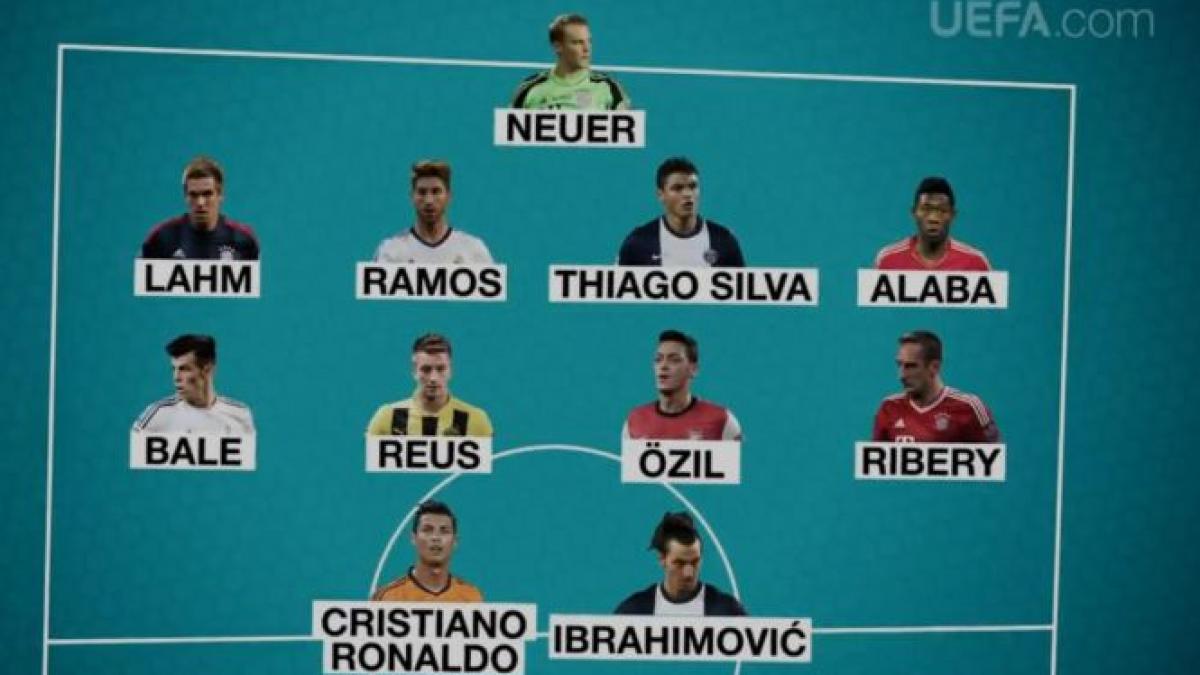 lionel messi lasat in afara echipei anului pe site ul uefa record de prezente pentru cristiano