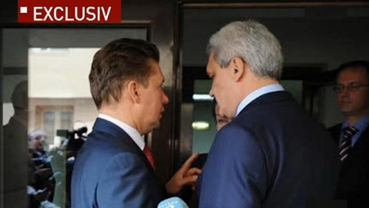 presedintele gazprom si ministrul ion ariton intalnire la minister