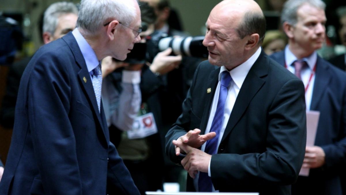 presedintele traian basescu si a inchiriat avion si pleaca la bruxelles pentru a discuta cu