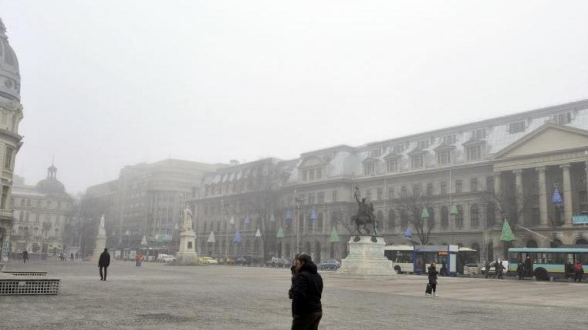 atentionare cod galben de ceata pentru capitala si 10 judete