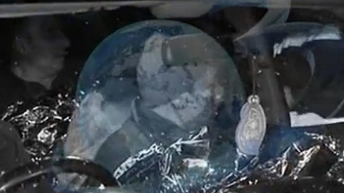 primele imagini de la accidentul aviatic