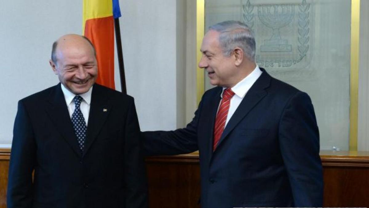 basescu a comparat relatiile dintre israelieni si palestinieni cu cele dintre romani si moldoveni