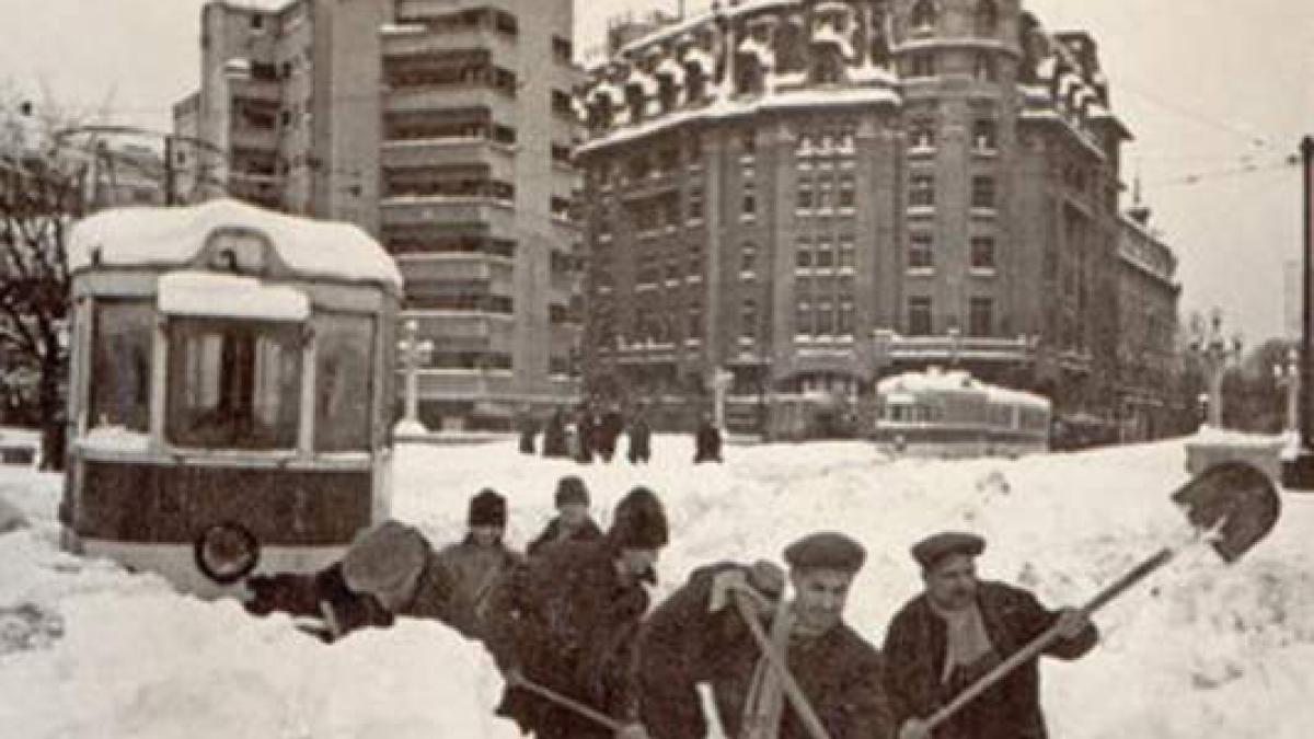 cum aratau buletinele meteo cu 45 de ani in urma nimeni nu era luat prin surprindere de ninsori