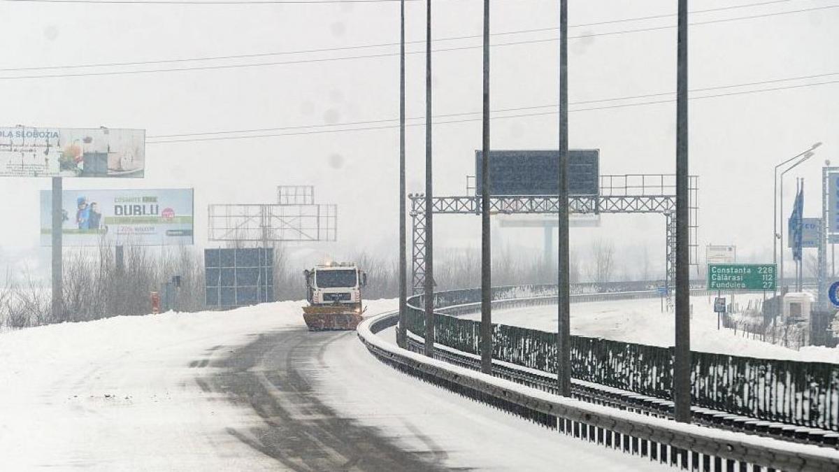 Autostrada A2 a fost REDESCHISĂ cu restricţie de viteză