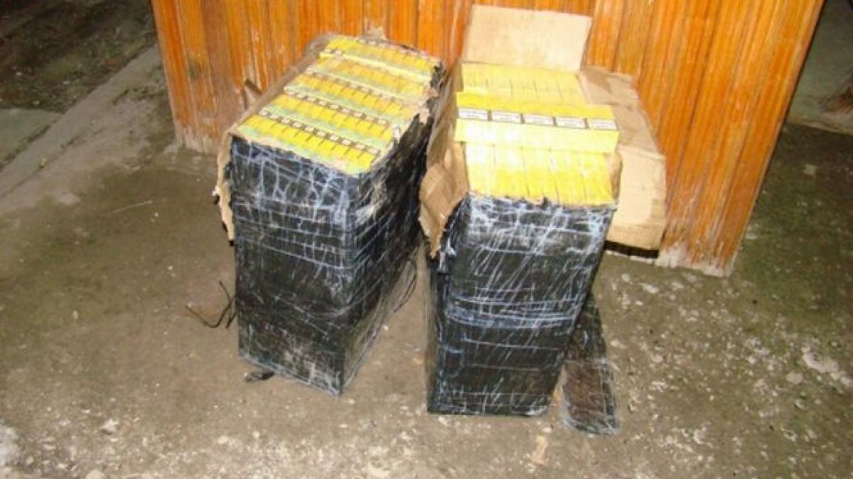 Metoda lor a dat greş. Doi bărbaţi transportau ţigări de contrabandă sub baloţi de lucernă