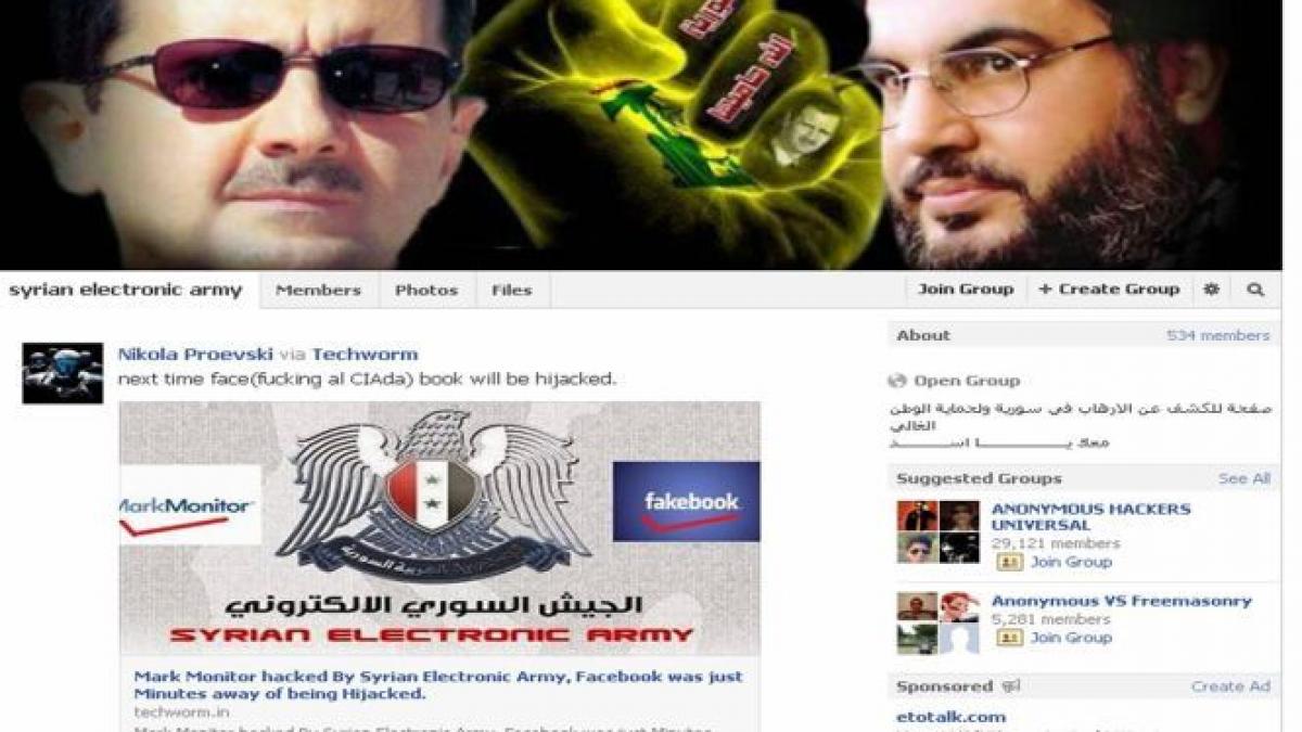la multi ani mark armata electronica siriana sustine ca a spart facebook