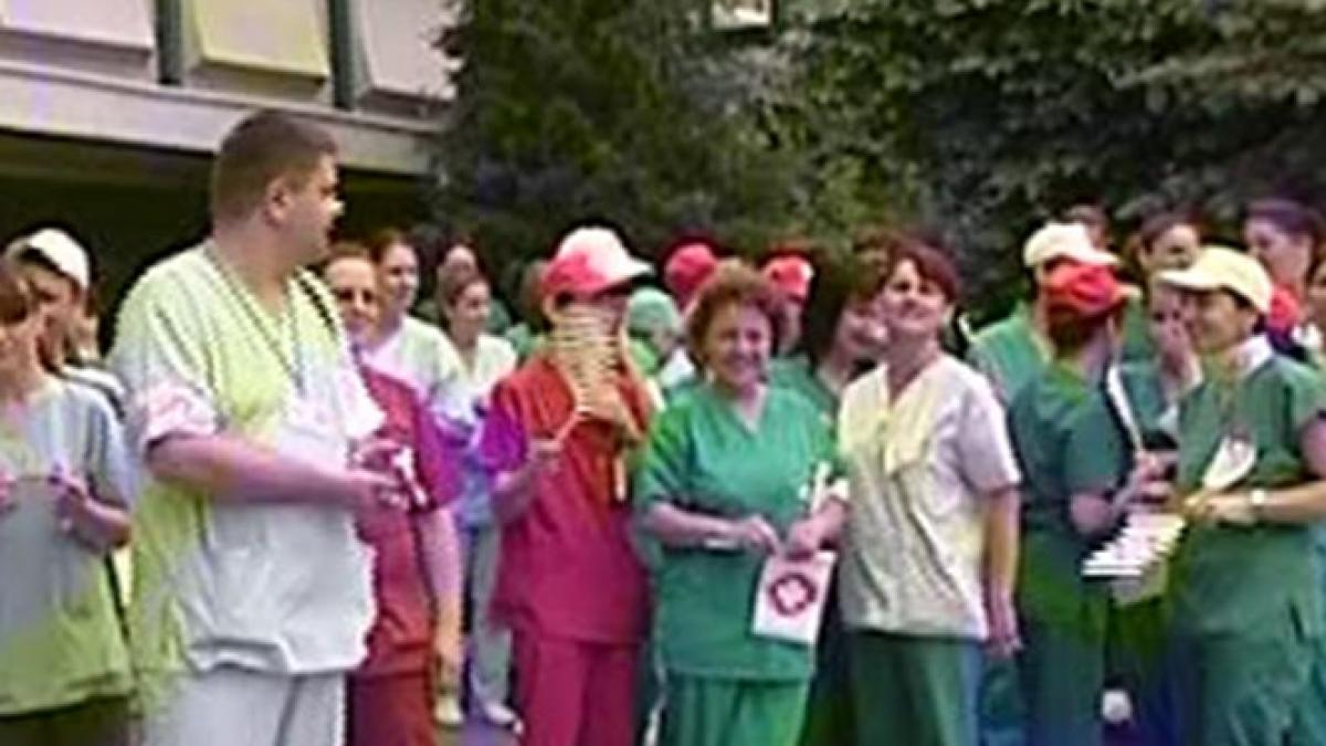 protest spontan la spitalul judetean de urgenta din vaslui