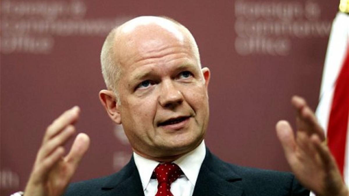 william hague regimul bashar al assad este responsabil de esecul negocierilor de la geneva
