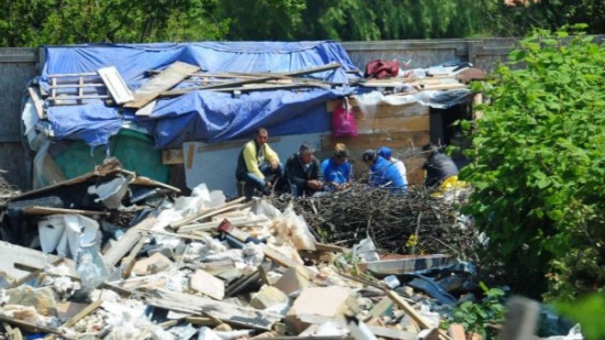 toti romanii care locuiau intr o tabara de imigranti din stockholm au fost evacuati