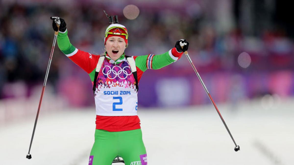 darya domracheva prima sportiva cu trei medalii de aur la soci romania a obtinut cel mai bun