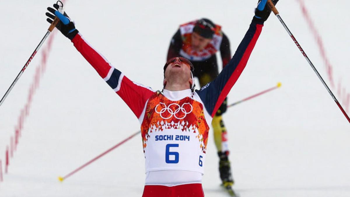 norvegianul joergen graabak campion olimpic la combinata nordica trambulina mare