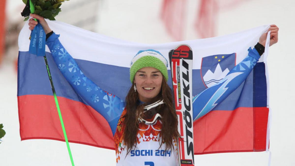 tina maze a doua medalie de aur la soci slovena a cucerit titlul olimpic la slalom urias