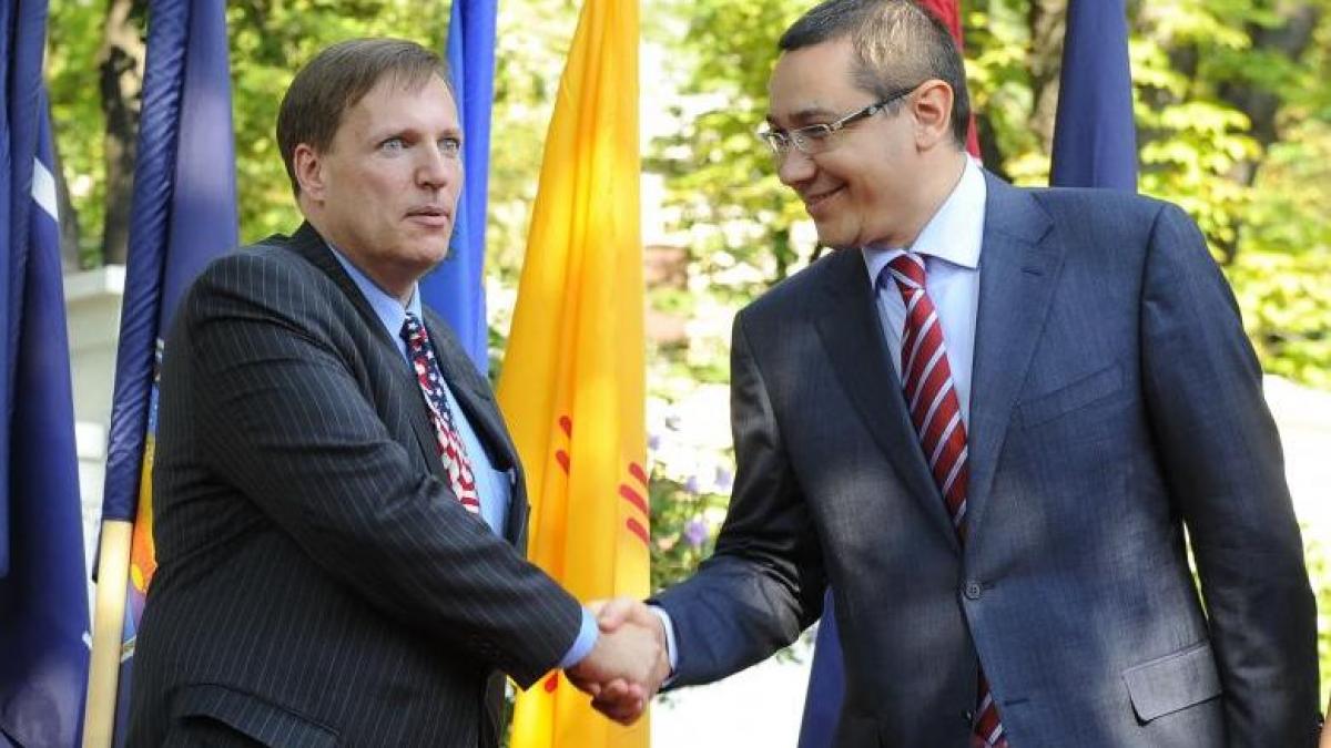 insarcinatul cu afaceri al sua in romania la guvern pentru o discutie cu victor ponta