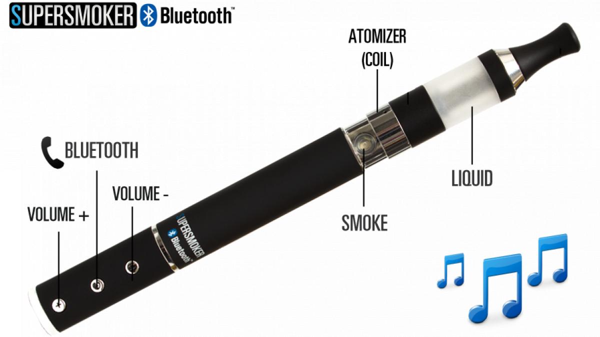 prima tigara electronica cu bluetooth cu care poti vorbi la telefon sau asculta muzica