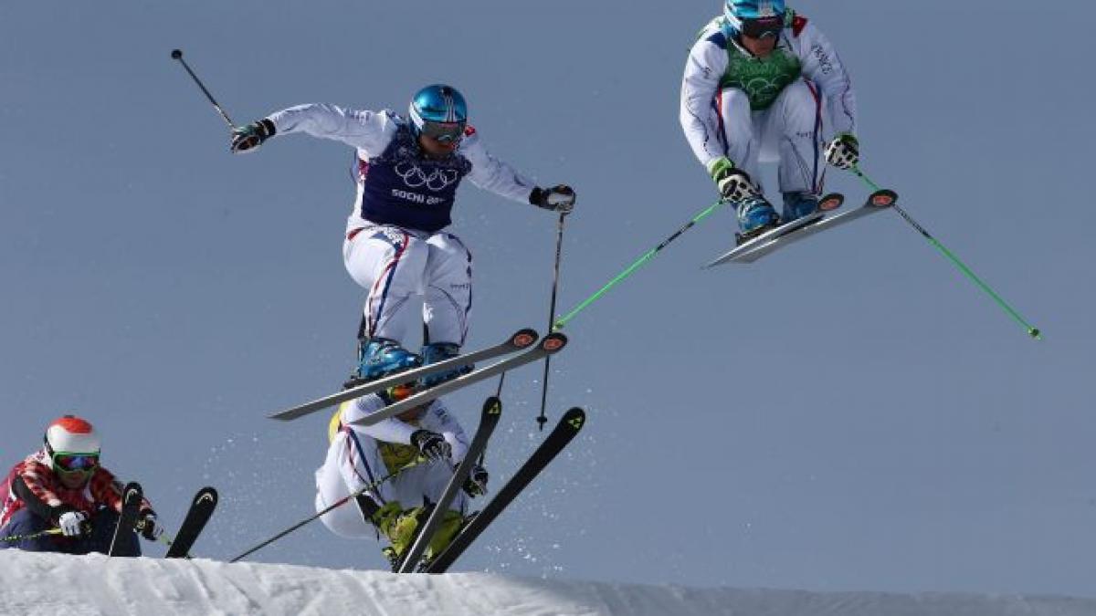 sportivii francezi au monopolizat podiumul la freestyle skicross masculin