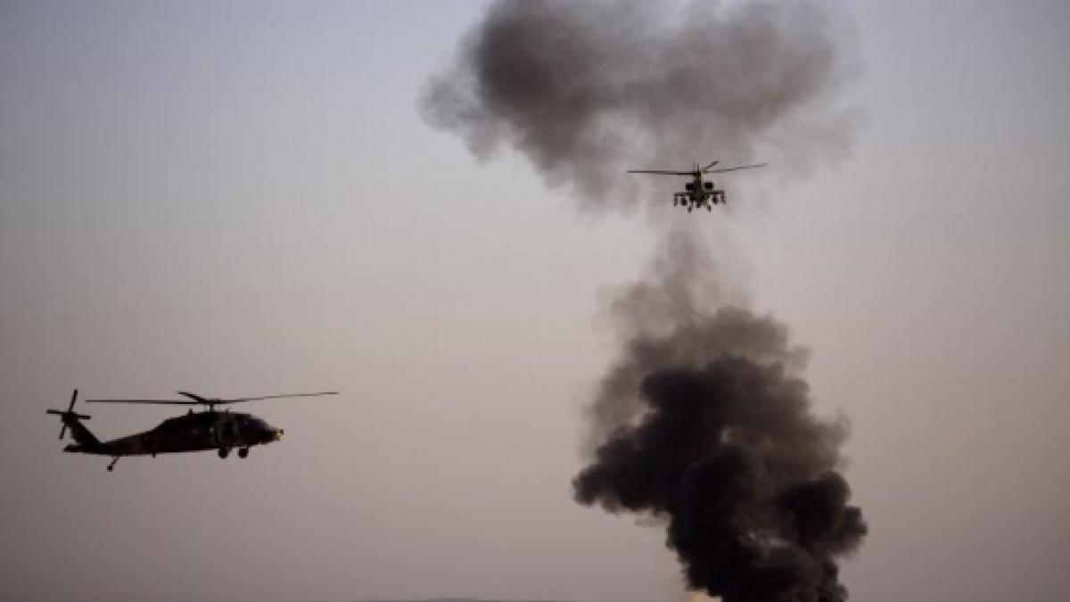 israelul a bombardat o tinta hezbollah la frontiera dintre liban si siria