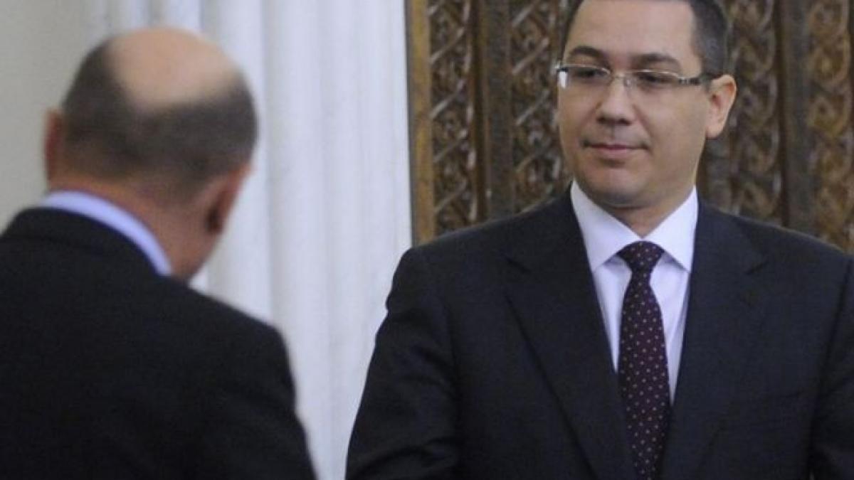 eses la negocierile ponta basescu pentru investirea guvernului ponta iii
