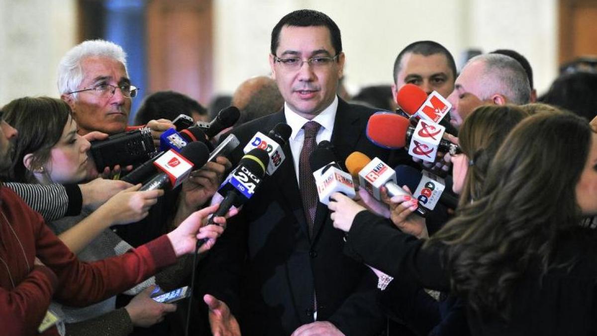 ponta dupa investire guvernul va transmite parlamentului un program politic actualizat