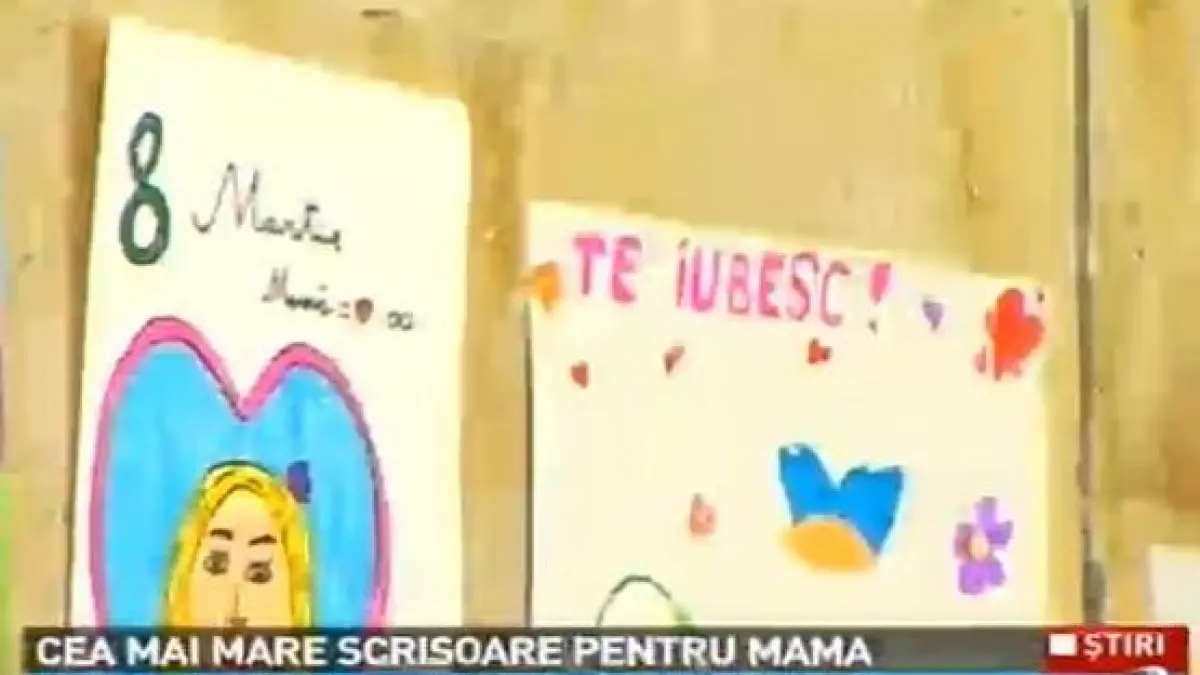 peste 20 000 de mesaje au alcatuit un infinit de emotie pentru mama
