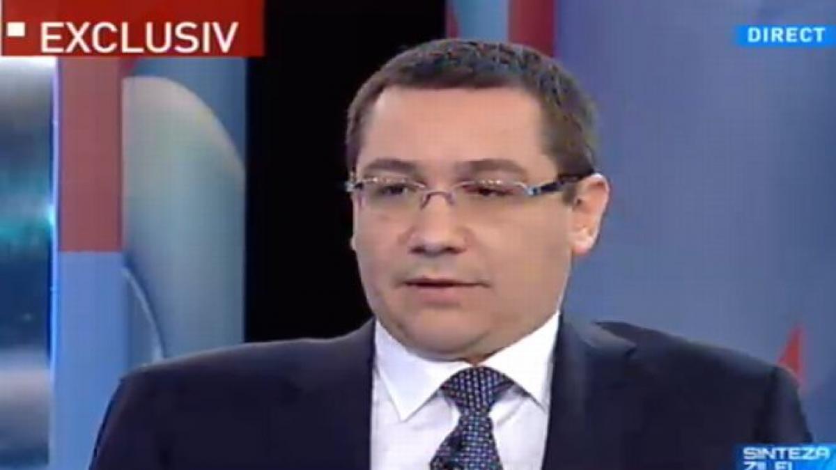 victor ponta daca as candida si castiga alegerile prezidentiale as numi premier un liberal