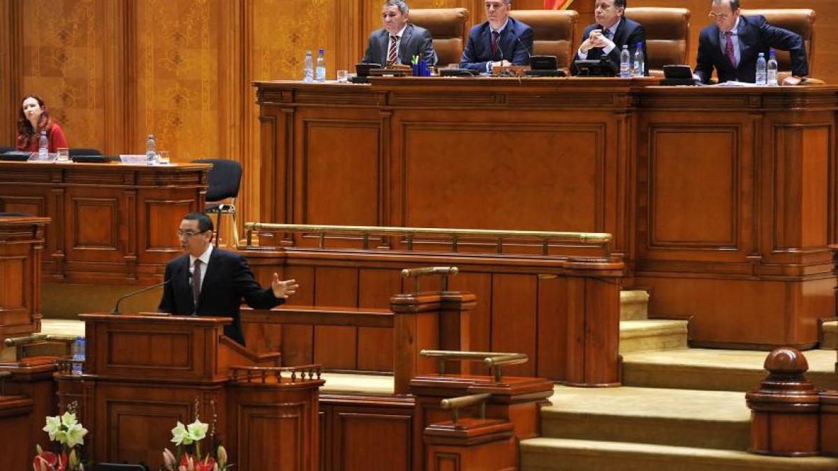 guvernul ponta iii si a angajat raspunderea in plenul reunit al celor doua camere ale parlamentului