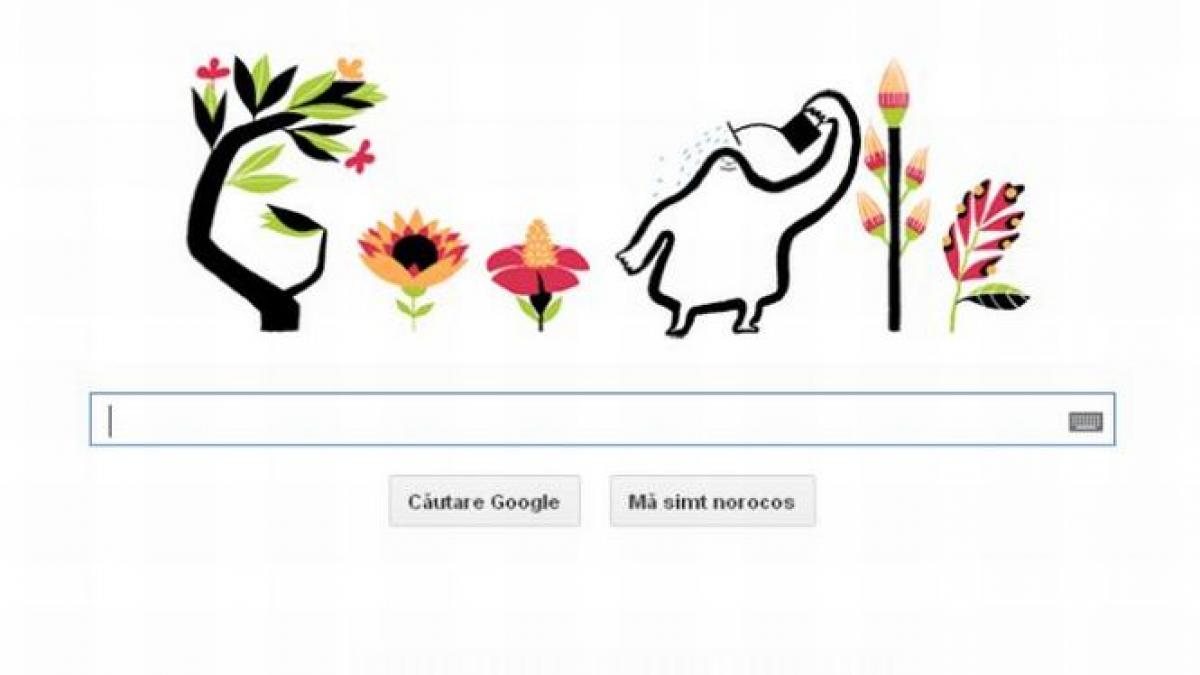 google marcheaza prima zi de primavara astronomica