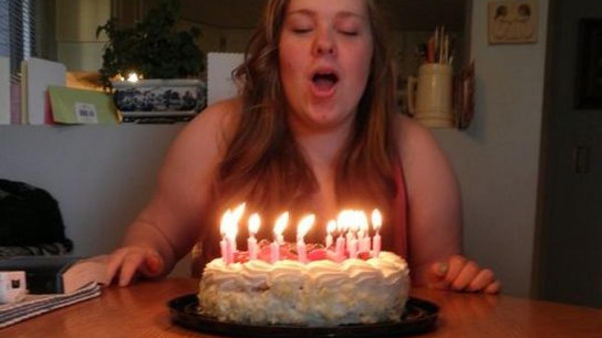 de ziua ei de nastere si a pus o dorinta sa slabeasca iata cum a ajuns sa arate acum