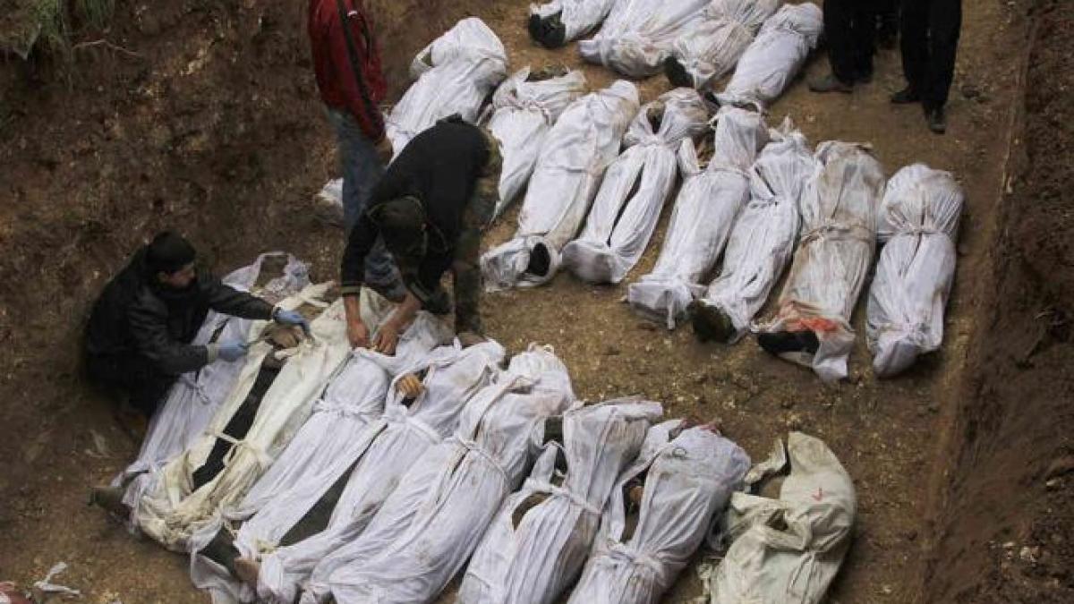 peste 150 000 de oameni si au pierdut viata in conflictul din siria