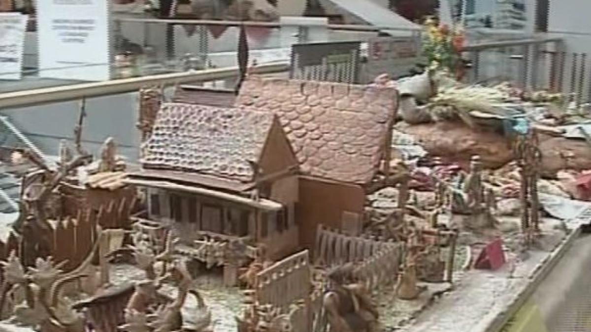 inedit satul romanesc facut din paine de un brutar din sfantu gheorghe