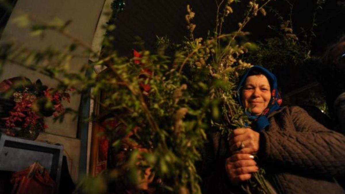 bataie pe crengutele de salcie dupa slujba de florii