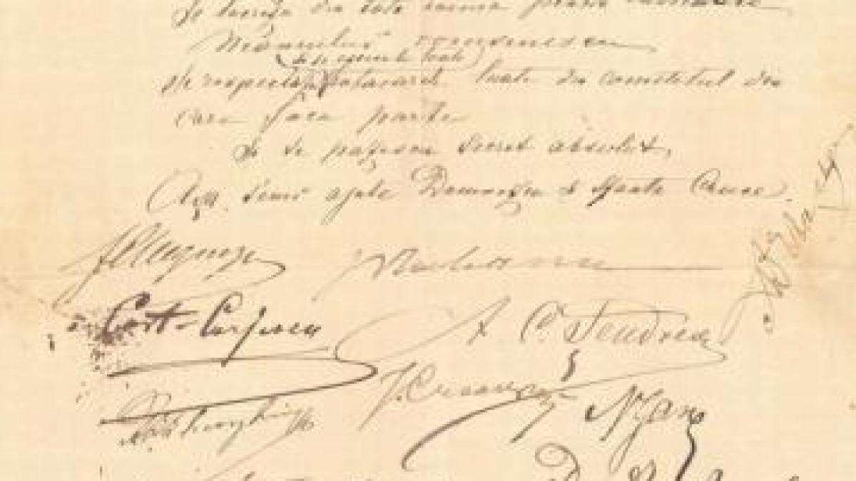 juramant francmason semnat de cei mai mari oameni ai junimii descoperit acum la iasi ce scrie in