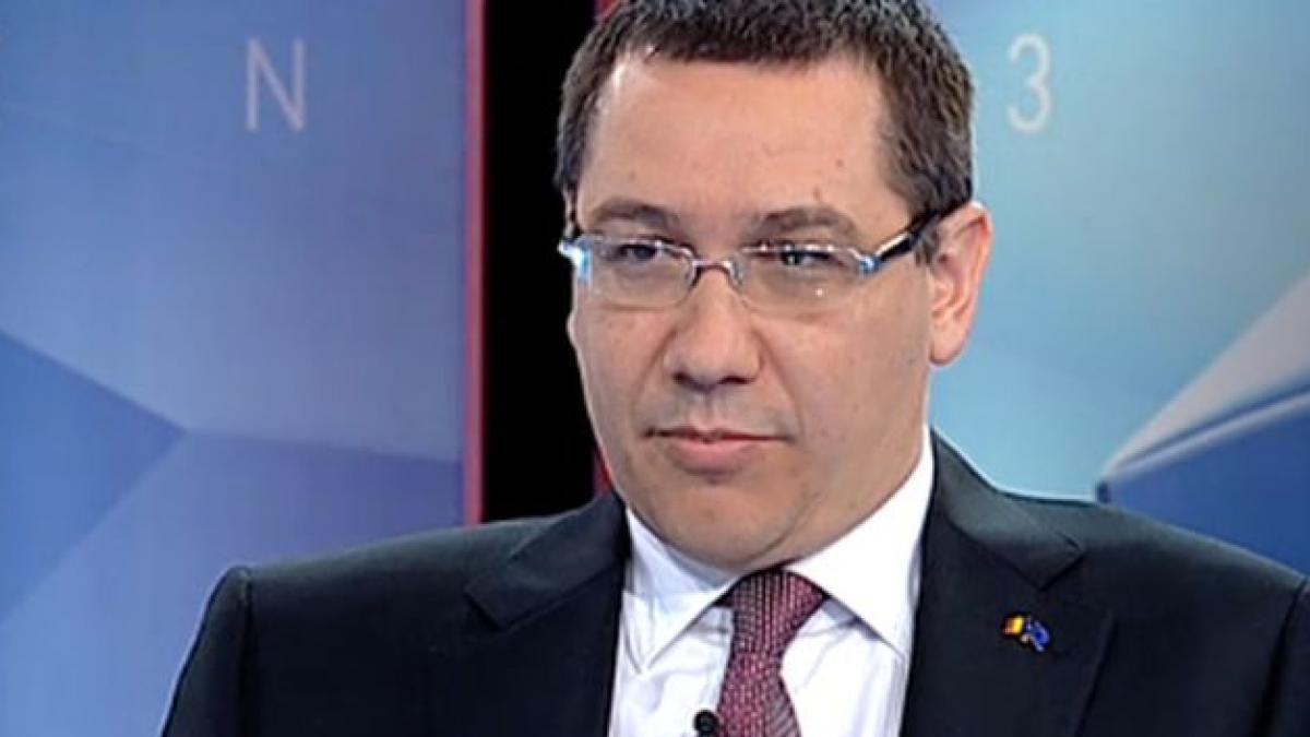 victor ponta trebuie sa avem un alt model de presedinte