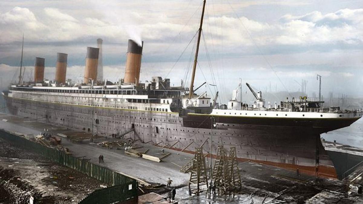 fotografii extrem de rare cu titanicul ce s a intamplat inainte si dupa intalnirea cu icebergul