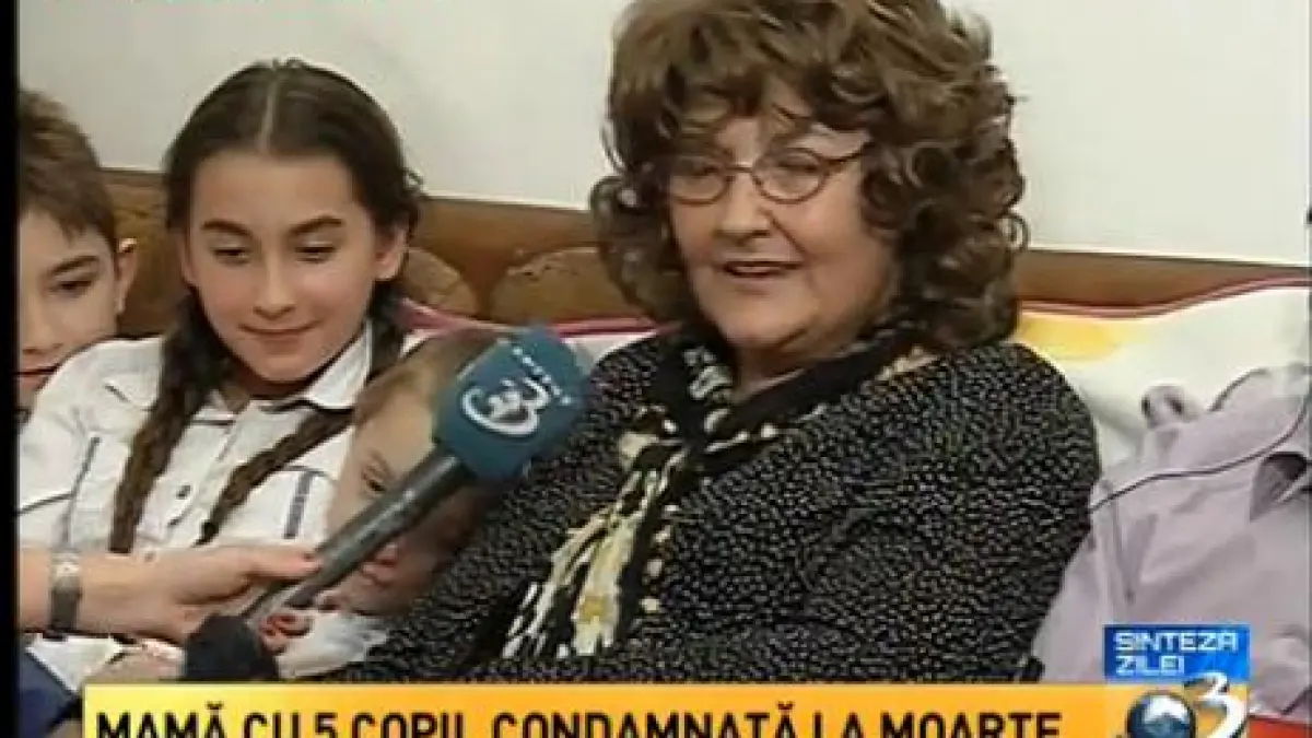 sinteza zilei poveste impresionanta a mamei cu cinci copii condamnata la moarte