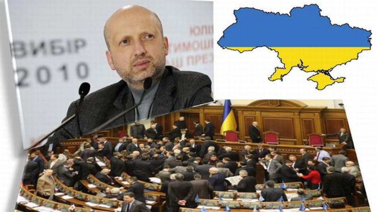 turcinov vladimir putin vrea sa distruga ucraina pentru ca se teme de ea