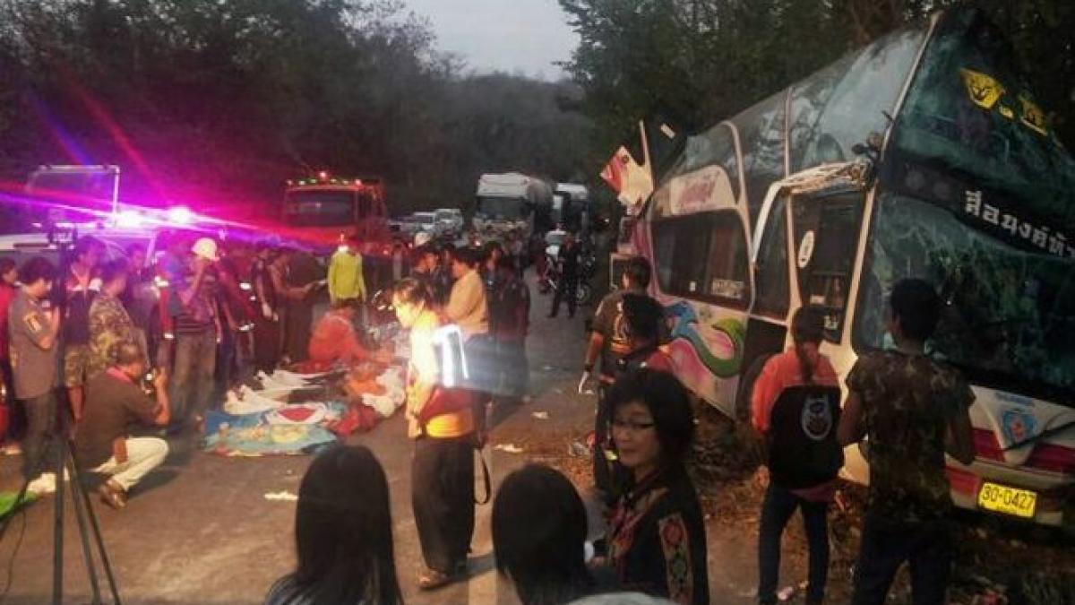 thailanda 14 persoane au murit intr un accident rutier grav