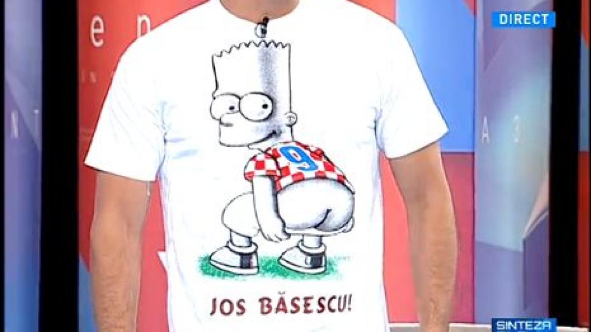 si mircea badea se imbraca cu ce vrea el iata cu ce tricou a venit la sinteza zilei