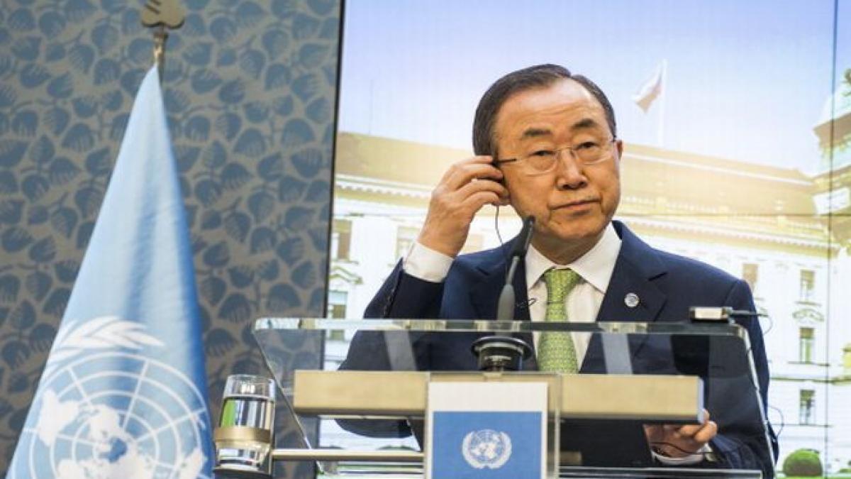 liderul onu se ofera sa medieze conflictul din ucraina