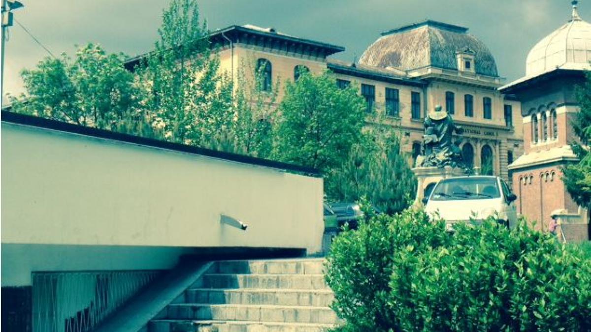 asa ceva mai rar unde a fost construita rampa pentru persoanele cu dizabilitati