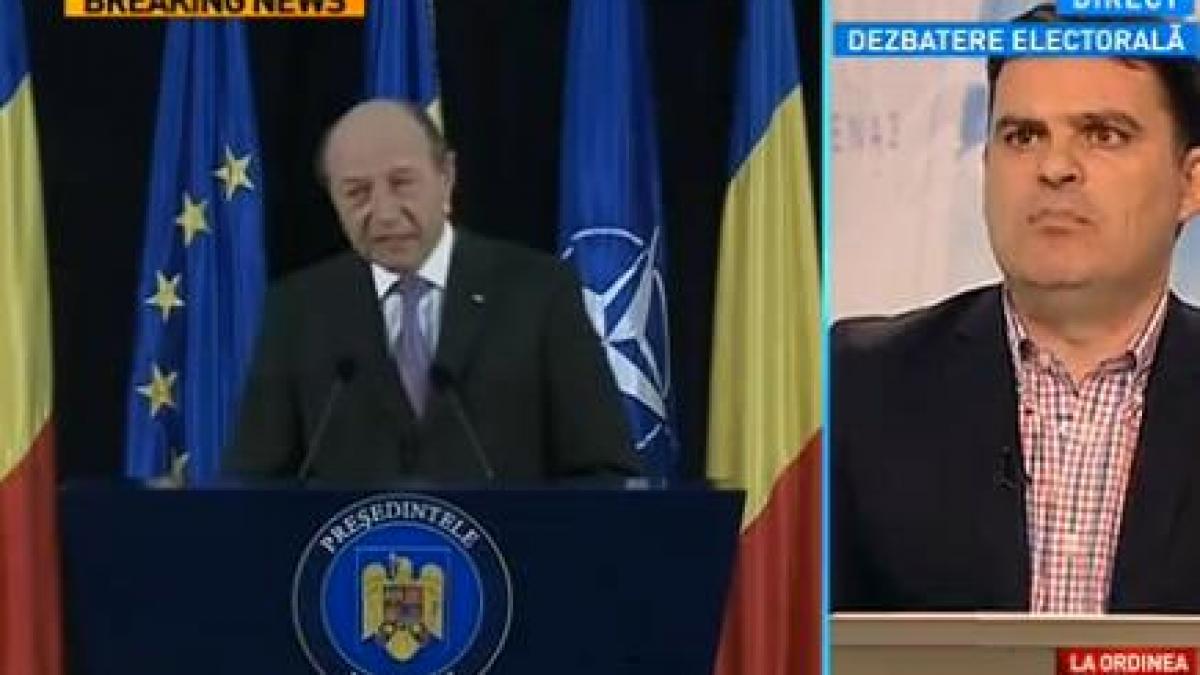 radu tudor daca lucrurile vazute de toata lumea sunt contestate de basescu si udrea inseamna ca ei