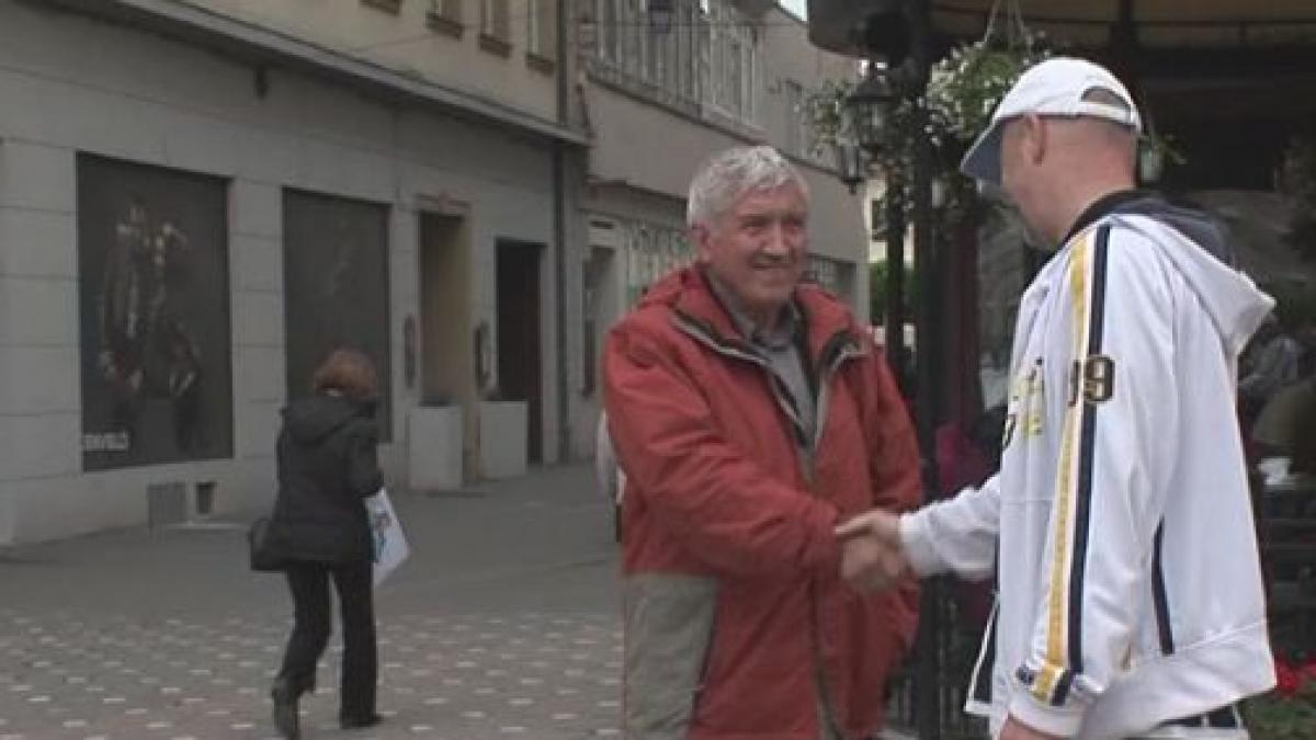 mircea diaconu in campanie la timisoara am venit sa le multumesc celor care au trimis scrisori