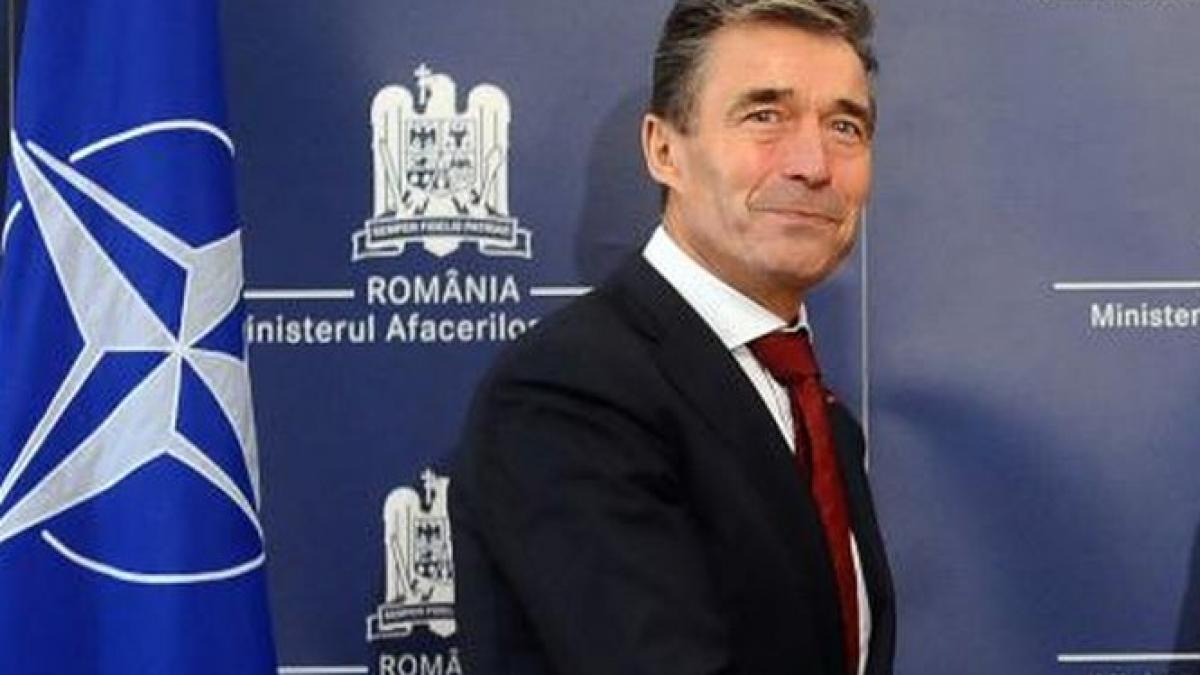 secretarul general al nato la bucuresti anders fogh rasmussen romania nu e singura nato va face tot