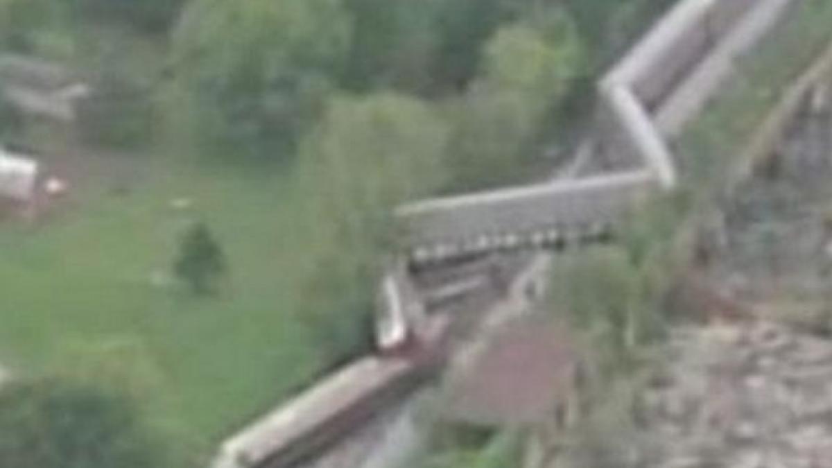 grav accident feroviar in indiana un tren de marfa a iesit de pe sine