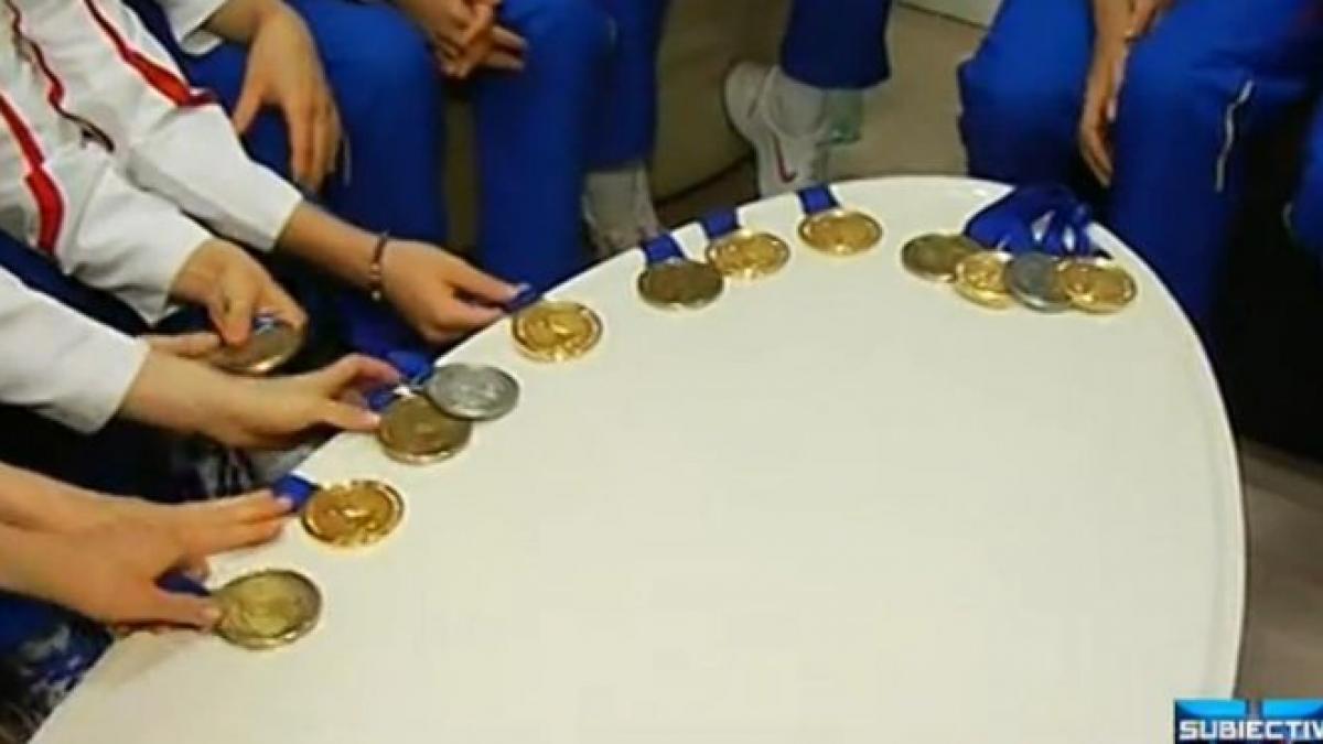 echipa feminina de gimnastica a romaniei la sinteza zilei