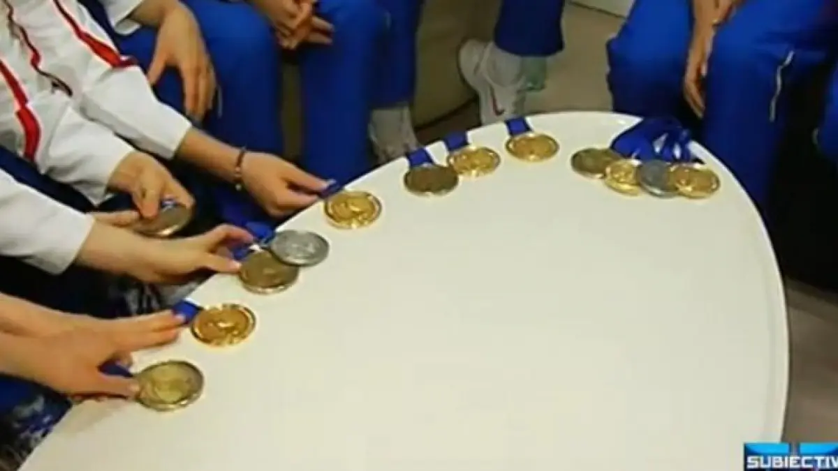 echipa feminina de gimnastica a romaniei la sinteza zilei