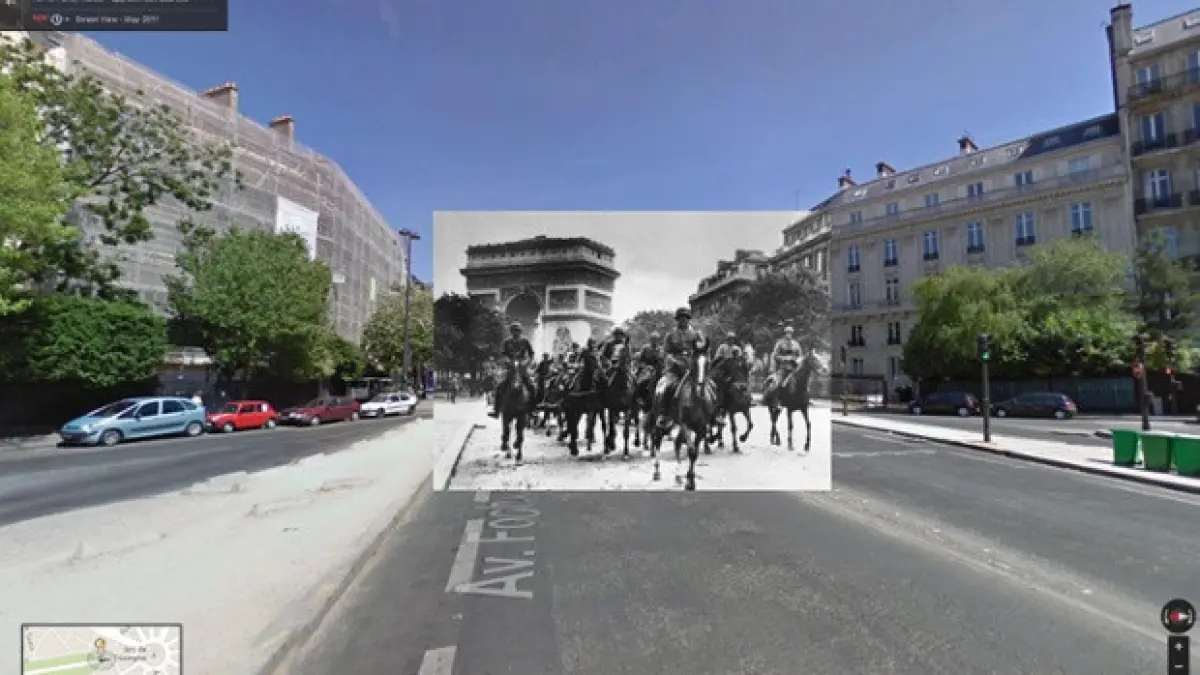 fotografii emotionante cel de al doilea razboi mondial readus pe strazile londrei si parisului de