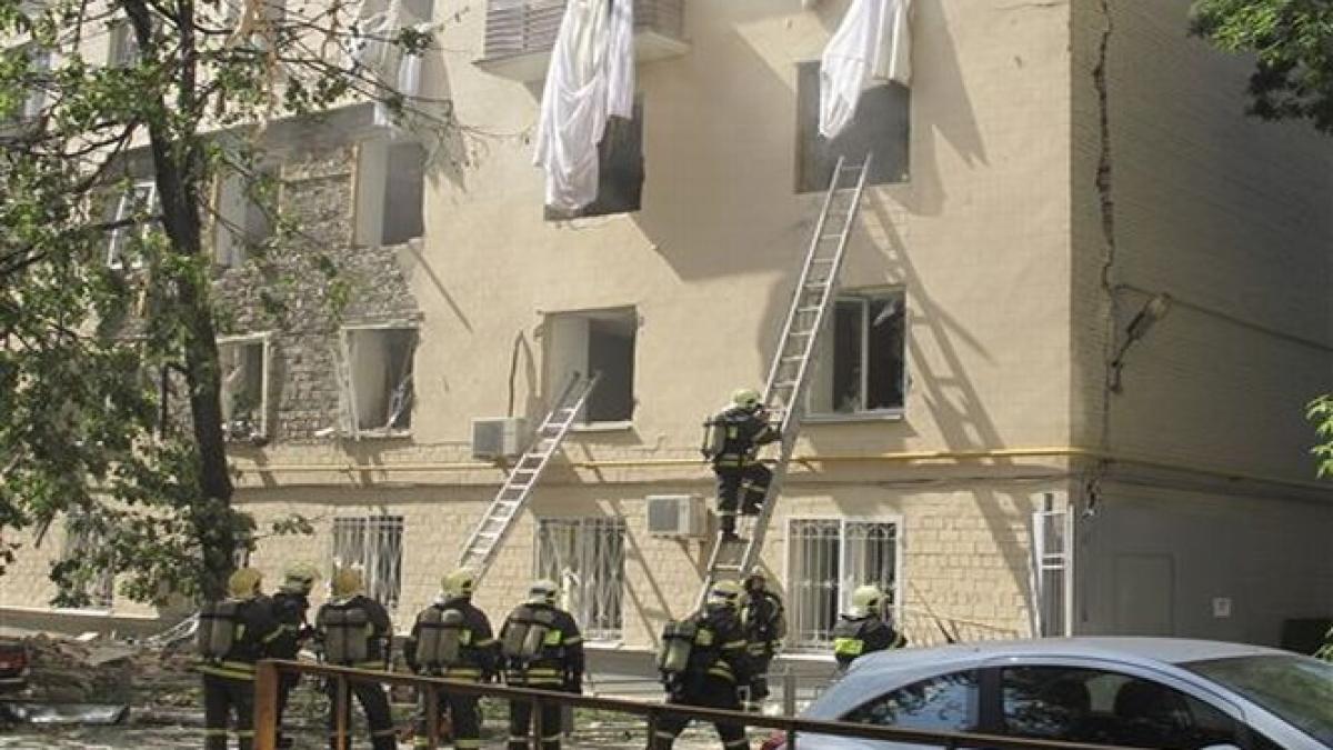 explozie puternica intr un bloc de locuinte al diplomatilor americani din moscova o femeie grav